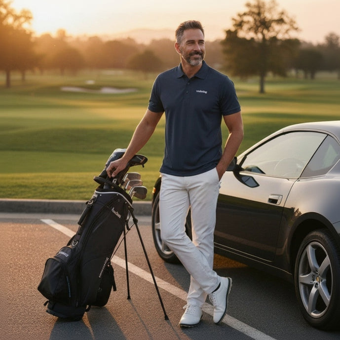 Underdog men's signature polo – Stormtech edition, navy